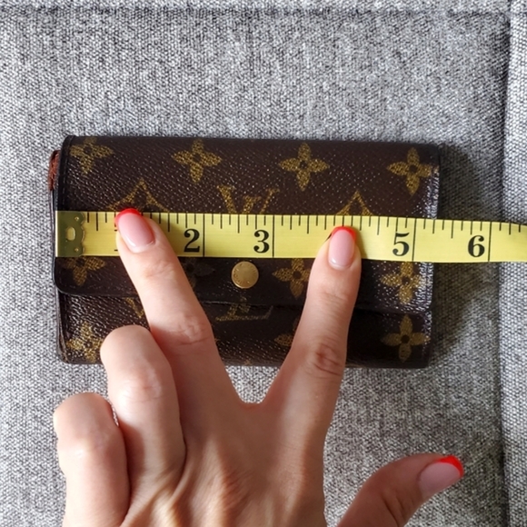 Authentic Vintage Louis Vuitton Brown Monogram Compact Bifold Wallet - Picture 13 of 14